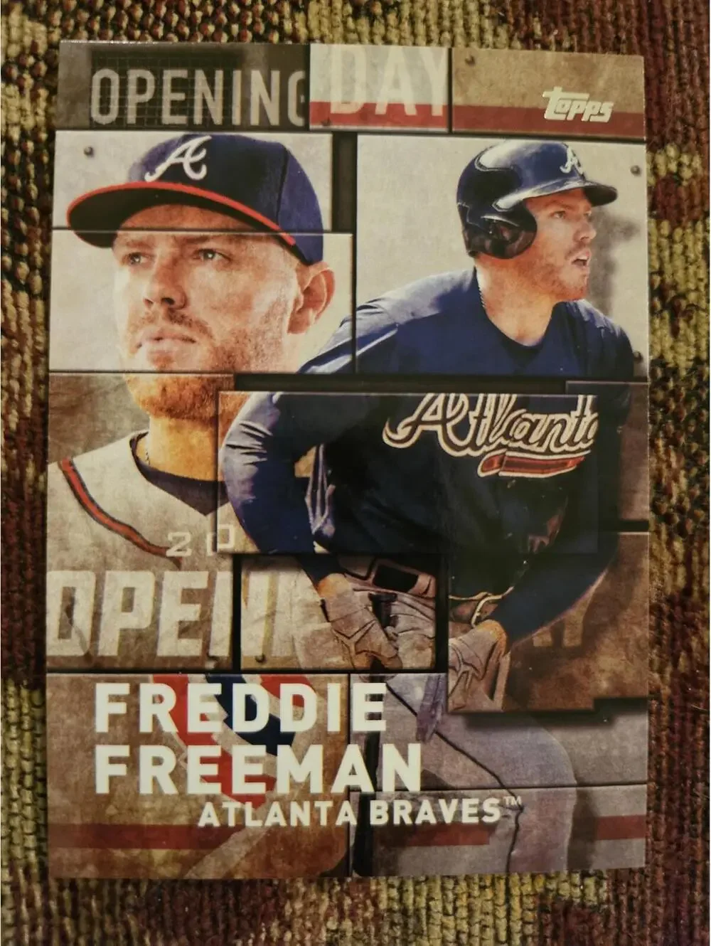 Freddie Freeman - 2018 Topps Opening Day Insert #OD-12 - RAW Mint